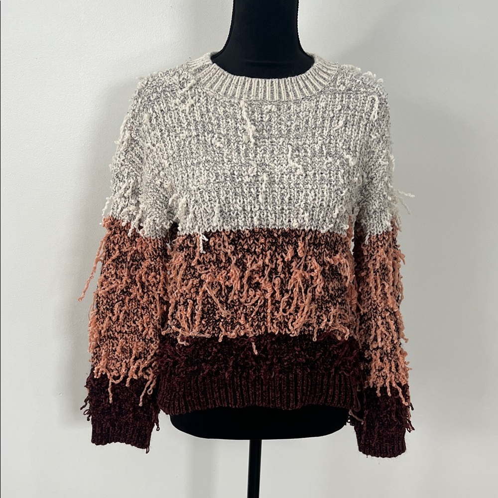 Chunky Knit Colorblock Sweater